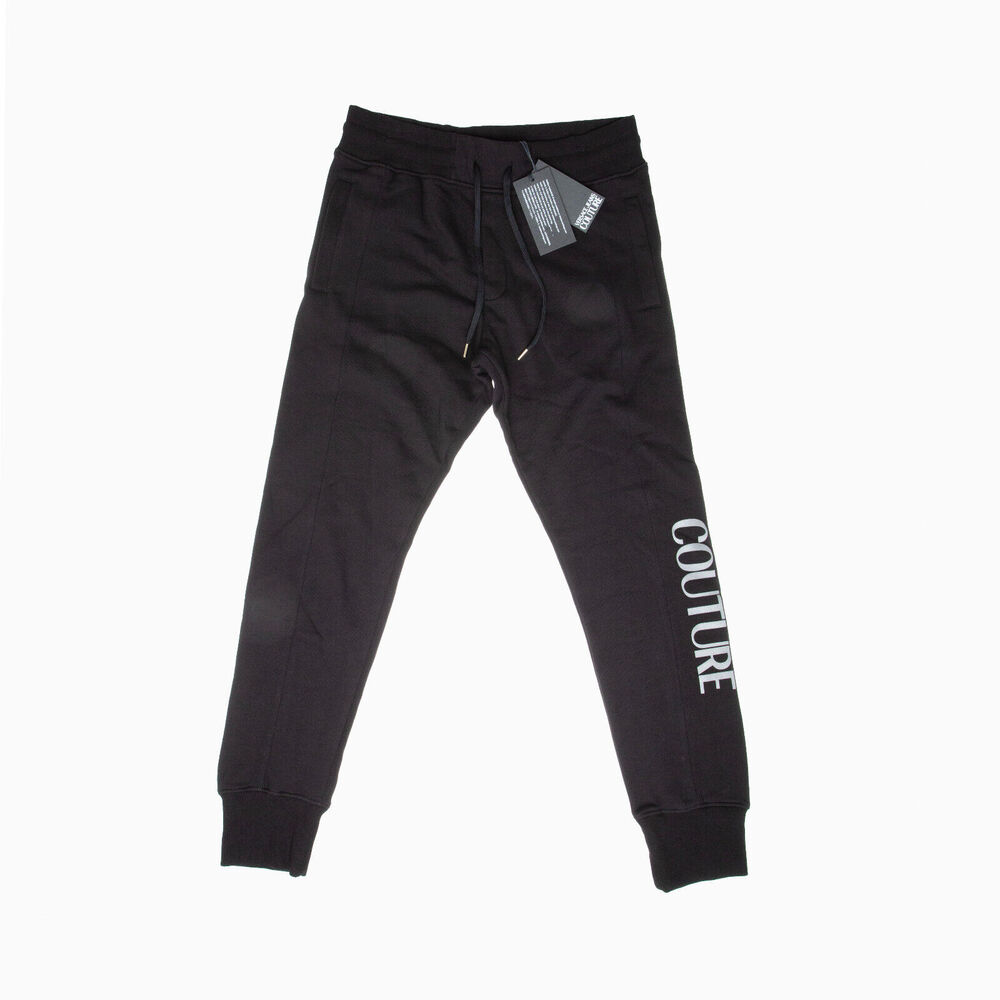 Versace Jenas Couture High Waist Logo Sweatpants Black Size L